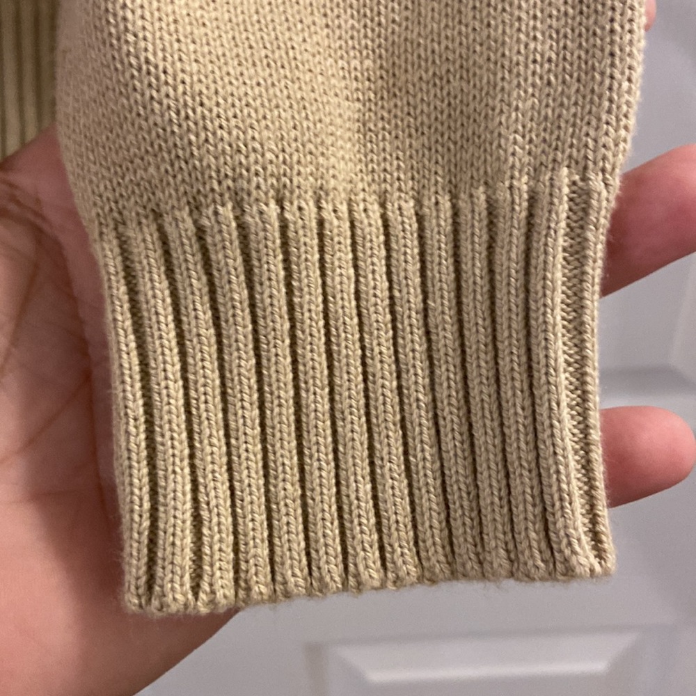 U.S.Polo Ass Man Sweater size S brand new color tan length 27” bust 36” - Picture 4 of 12